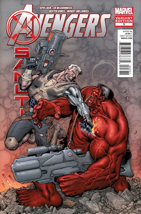 Avengers X Sanction Vol 1 3 Variant Marvel Comics Art Marvel