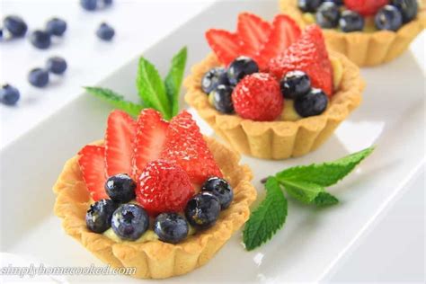 Mixed Berry Tartlets Simply Home Cooked