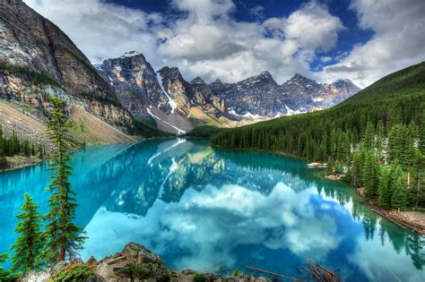 Lake Moraine Alberta Canada Jigsaw Puzzle In Great Sightings Puzzles