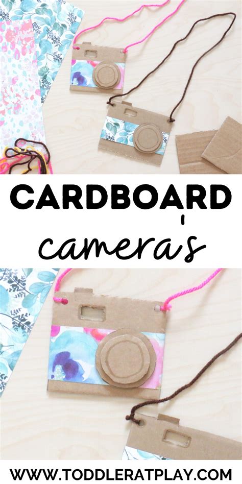 Cardboard Camera Craft Toddler At Play