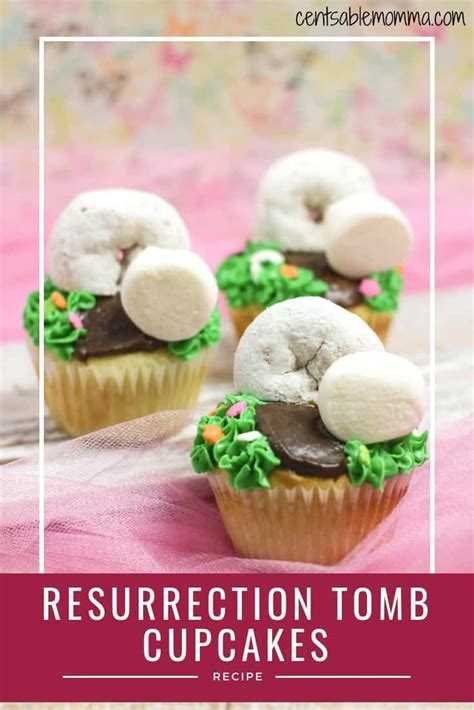 Resurrection Tomb Cupcakes Recipe Recipe Easter Snacks Easter Dessert Cupcake Recipes