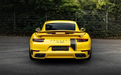 Télécharger Fonds Décran Porsche 911 Turbo S Manhart 2020 Vue