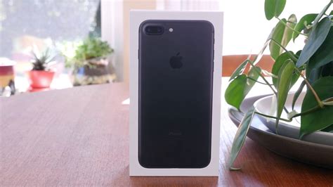 Apple Iphone 7 Plus 256 Gb Jet Black Unboxing And First Impressions