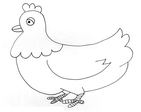 Derivados de la gallina para colorear Imagui