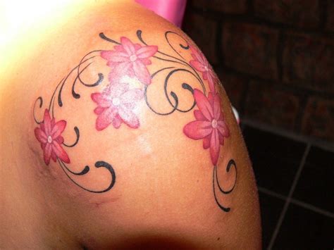 Pink Flower Tattoo Pink Flower Tattoos Pink Tattoo Tattoos For Women