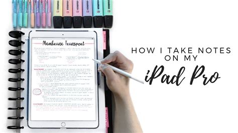 Take advantage of your ipad's sleek design, and let it become your notebook of choice by trying out some of the best this list covers both ipad and ipad pro apps that can help you convert your stray bits of paper into a digital folder to help you take handwritten notes with your finger or apple pencil. HOW I TAKE NOTES ON MY IPAD PRO 10.5 | GoodNotes, Printing ...