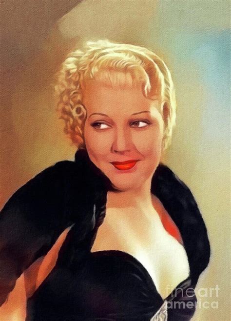 Thelma Todd Vintage Actress Painting By Esoterica Art Agency Pixels