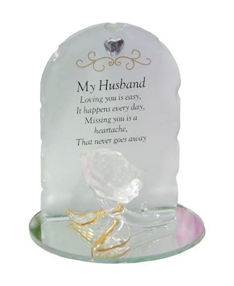 Ornamental Graveside Plaque In Loving Memory Of A Husband