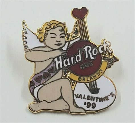 hard rock cafe pin orlando valentine s day 1999 cupid