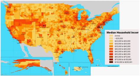United States Household Income Map — Visualizing Economics