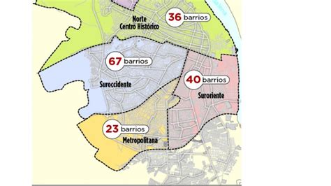 Las Cinco Localidades De Barranquilla