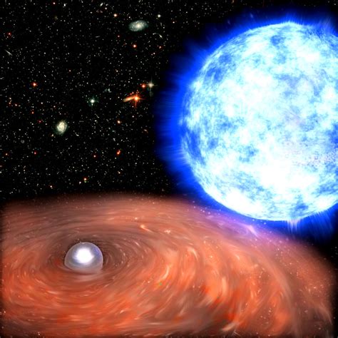 Xmm Newton Uncovers First White Dwarf Star Circling A Companion Star