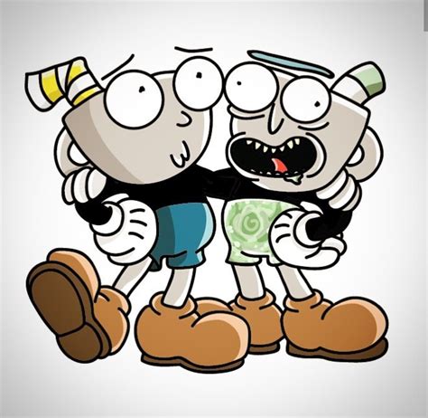 Rick And Morty X Cuphead Rick And Morty Crossover Rick And Morty