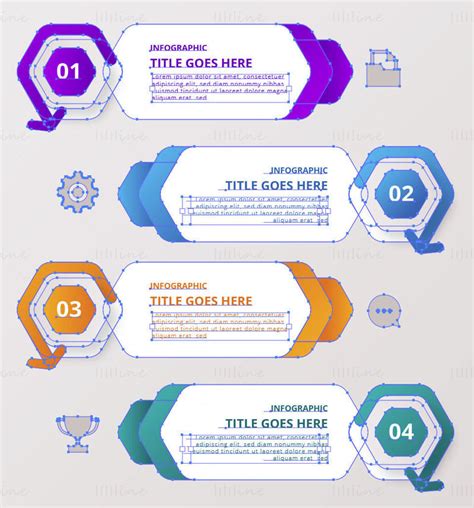 Infographic Title Banner Vector