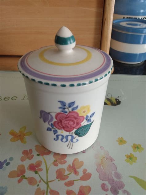 Poole Pottery Preserve Jam Jar Pot Vintage Etsy Italia