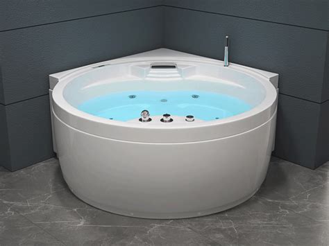 Whirlpool Bath Tub Florenz Round Edge Tub With Massage Jets