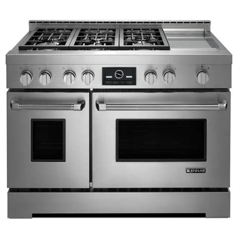 stainless jenn air range steel cooker wide cooking inch gas build