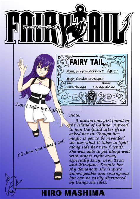 Fairy Tail Oc Freya Lockhart Updated By Ruusarutobi On Deviantart