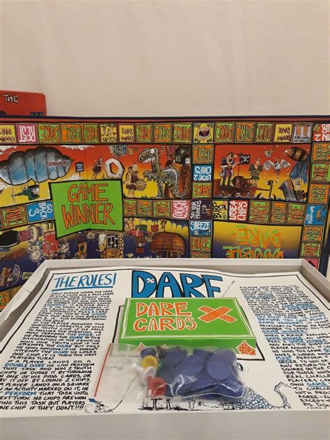 Dare Board Game By Parker 1989 Retro Classic Adult Fun Vintage