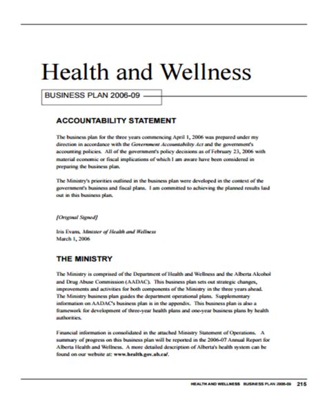 Medical is a email template for the health & wellness industry. Health and wellness business plan pdf > fccmansfield.org