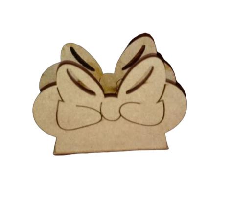 Artesanato Mdf Porta Guardanapo Minnie Cx Moretti Distribuidora