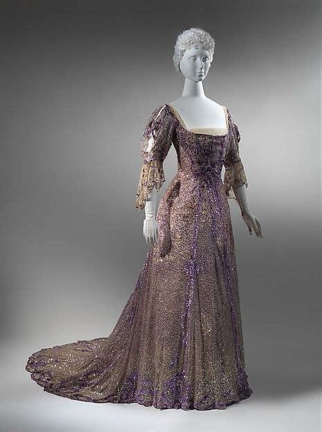 Ephemeral Elegance — Spangled Evening Gown 1902 Designed By Henriette