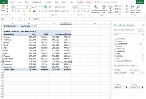Mengoptimalkan Data dengan Pivot Table Excel 2016