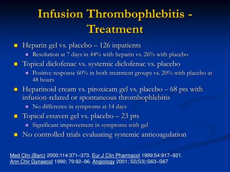 Ppt Superficial Venous Thrombophlebitis To Treat Or Not To Treat
