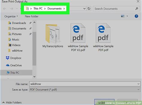 Konversi gambar jpg ke pdf, putar atau tentukan batas halaman. 4 Ways to Convert JPG to PDF - wikiHow
