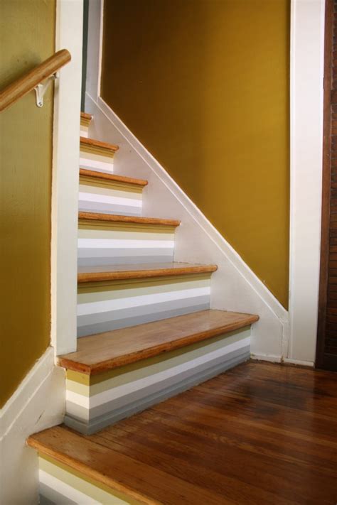 How To Paint Stripes On Stairs Merrypad