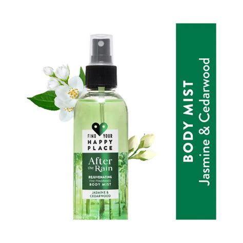 Buy Find Your Happy Place After The Rain Body Mist Jasmine And Cedarwood