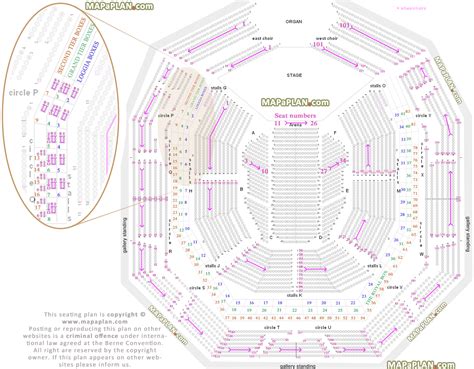Royal Albert Hall Seating Plan Seat And Row Numbers With Arena