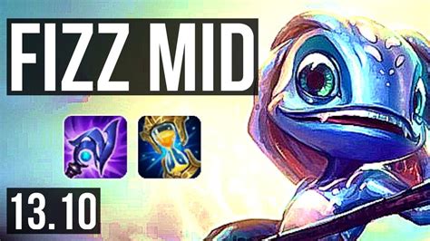 Fizz Vs Leblanc Mid M Mastery Godlike Kr Diamond