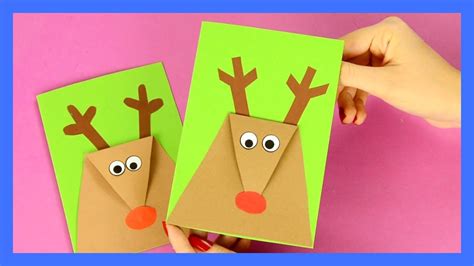 Find out more in our cookies & similar technologies policy. Reindeer Christmas Card - simple Christmas craft for kids ...