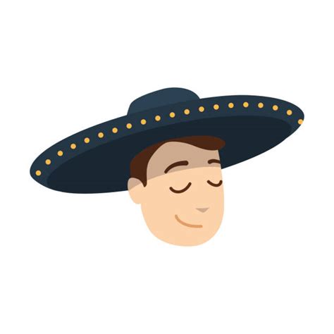 Mexican Man With Sombrero Clip Art Illustrations Royalty Free Vector