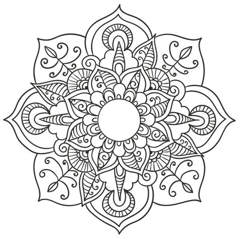 Mandalas Para Colorear 👉 Más Dibujos De Mandalas Mandalas Para