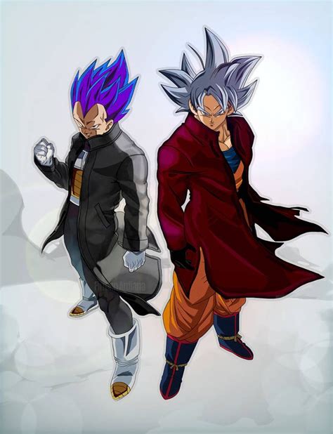 Vegeta Ultra Ego And Goku Mui By Firmanardiana On Deviantart Dragon