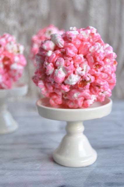 Pink Popcorn Balls Pink Popcorn Popcorn Balls Popcorn Balls Recipe