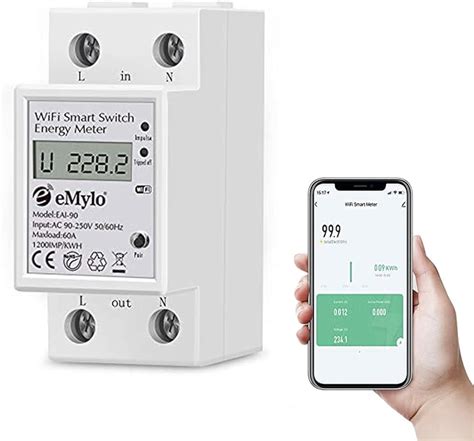 Emylo Smart Meter Energy Monitor 1 Phase Electricity Usage Monitor