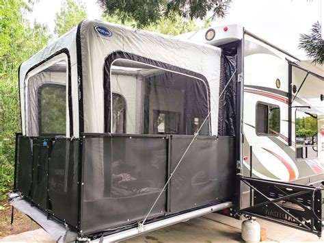 Patioex Inflatable Tent Expands Living Space On Your Toy Hauler Or 5th