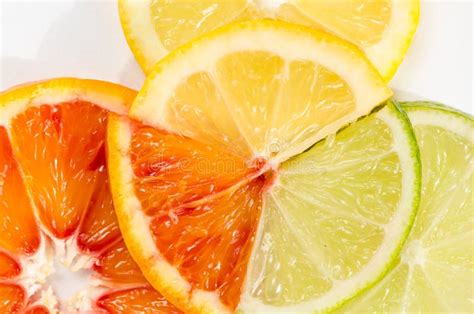 Lime Lemon And Orange Slice Stock Image Image Of Yellow Orange
