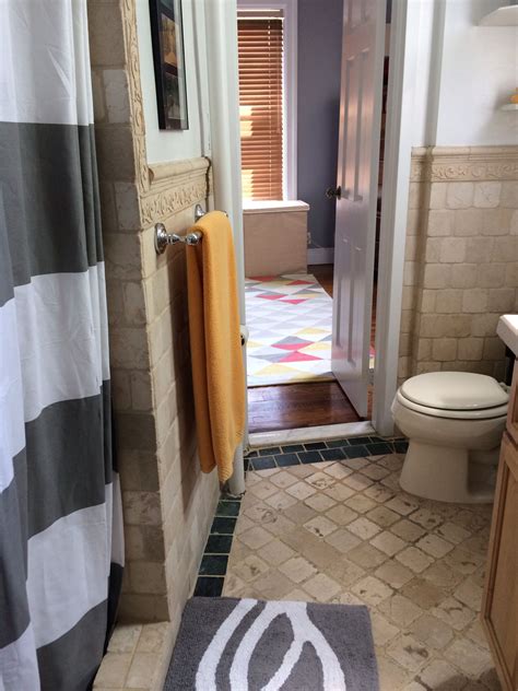 Select category bathroom bath towels bathroom accessories bathroom cabinets bathroom fan bathroom mirrors bathroom remodel bathroom rugs bathroom vanities bathtubs bidet console sinks dispenser whipped cream. West Elm bathroom decor with rug in master | West elm ...