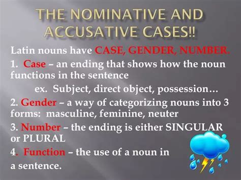 Ppt The Nominative And Accusative Cases Powerpoint Presentation
