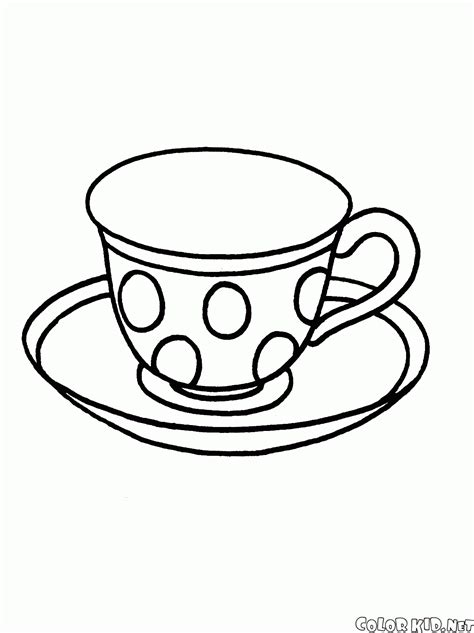 coloring page teapot