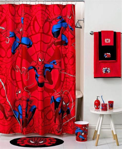 Curtain Ideas Bed Bath Beyond Marvel Spiderman Shower Curtain