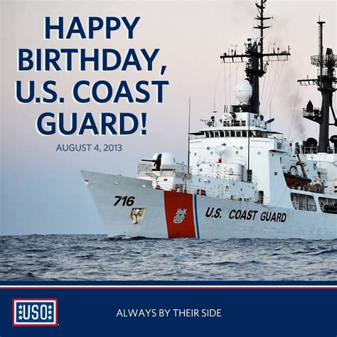 National Coast Guard Birthday Navy Visual