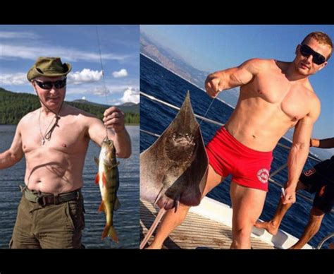 Putin Shirtless Challenge Crazy Russians Strip Off To Mock Manly