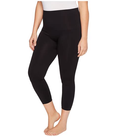Spanx Plus Size Cropped Look At Me Now Seamless Leggings At Zappos Com