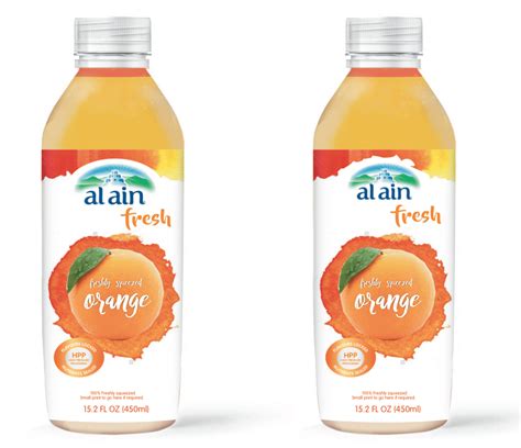 Concept And Packaging Design Al Ain Fresh Juice Brand Aeron Brand