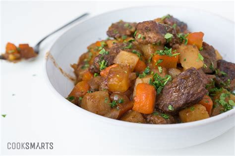 Slow Cooker Irish Beef Stew Weeknight Meal Recipe Via Cooksmarts
